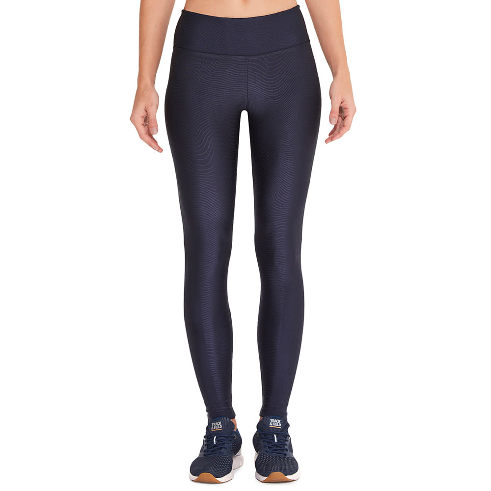 LEGGING FEMININA JACQUARD AZUL NOTURNO