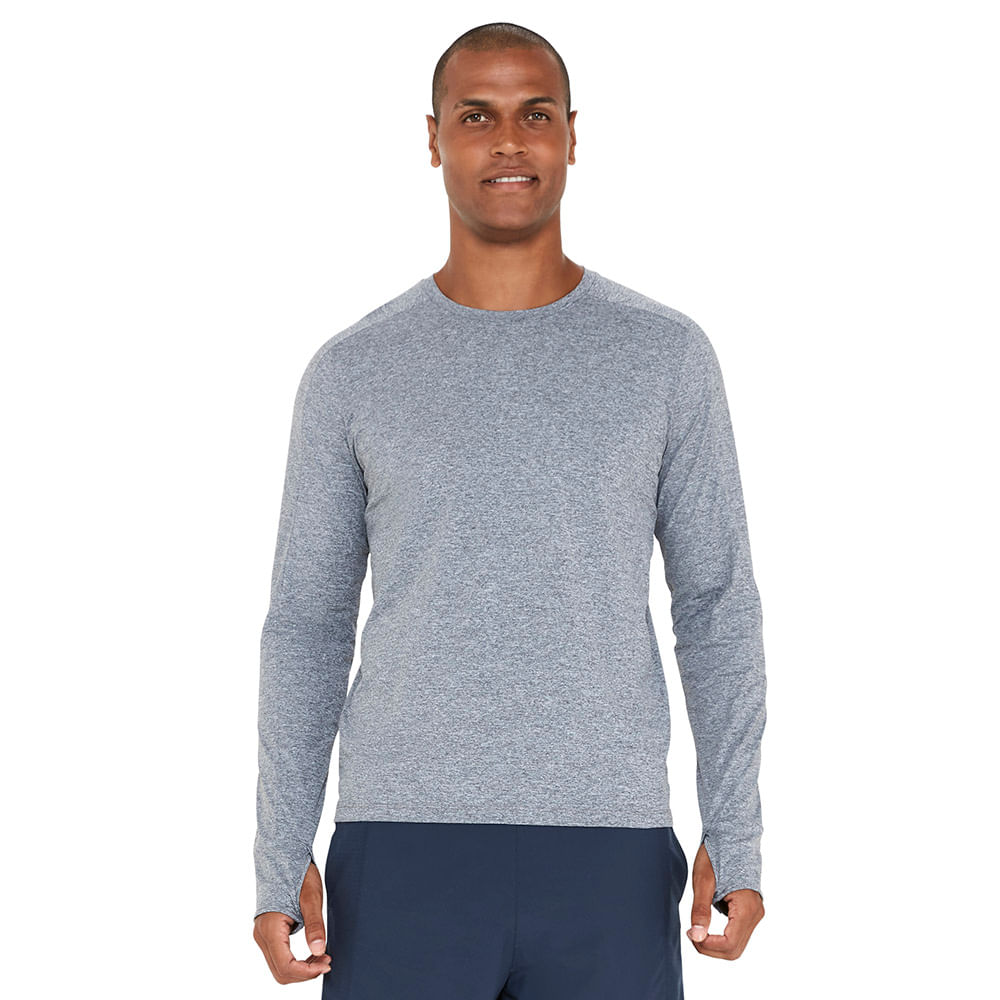 CAMISETA MASCULINA MANGA LONGA SLIM