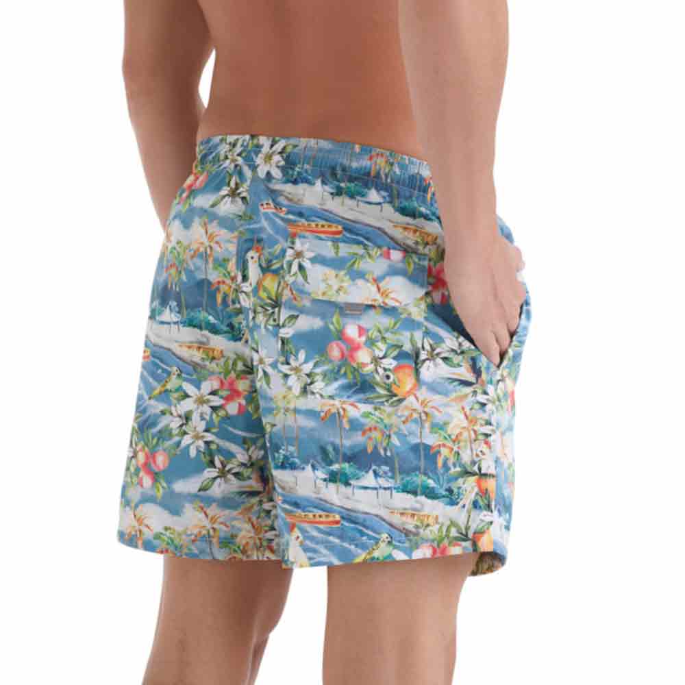 shorts-masculino-medio-estampado-beach-tropical-azul-detalhe