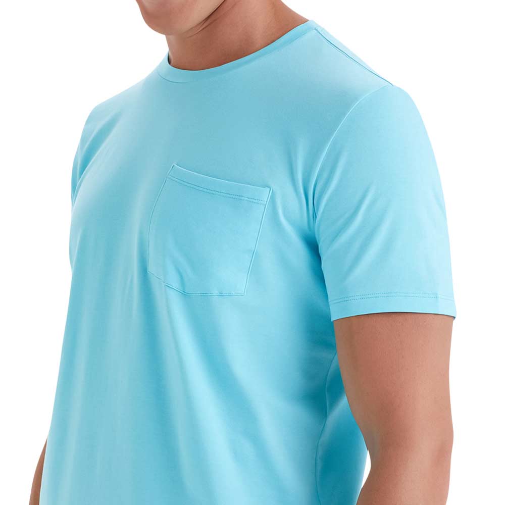 camiseta-masculina-manga-curta-beach-anis-claro-detalhe
