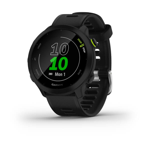 Relógio Garmin Forerunner 55 com Monitor Cardíaco de Pulso e Gps — Track&Field