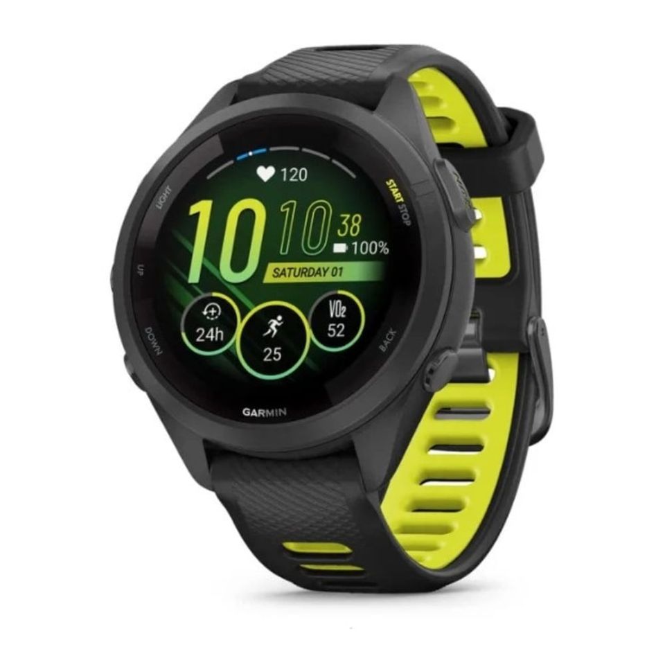 Relógio Garmin Forerunner 265s Music com Monitor Cardíaco de Pulso e Gps
