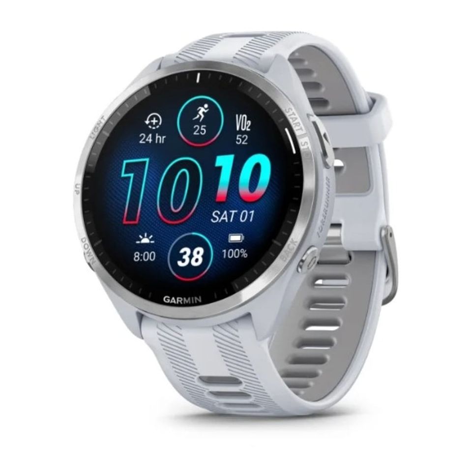 Relógio Garmin Forerunner 965 com  Monitor Cardíaco de Pulso e Gps