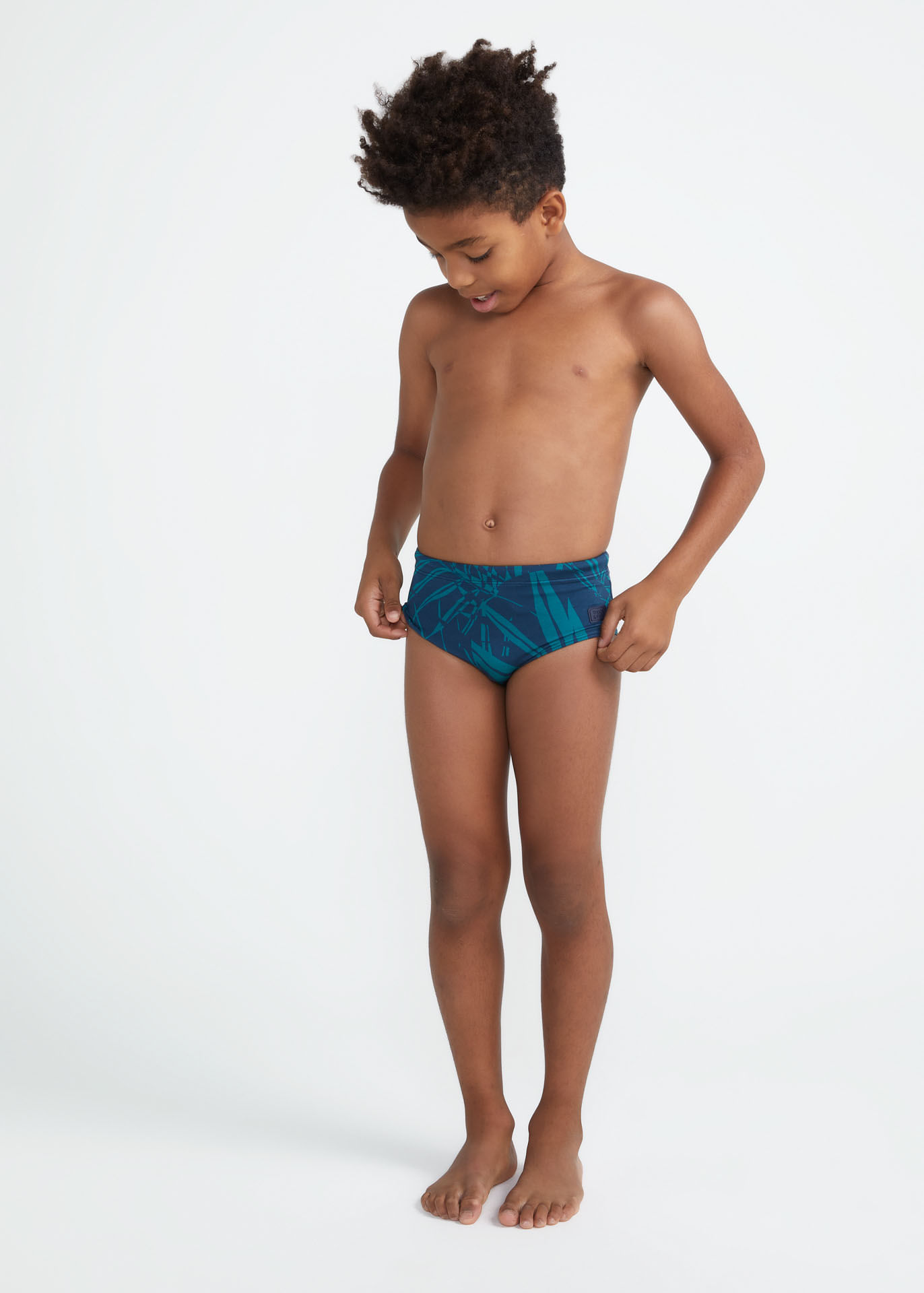 Sunga Infantil Estampada Larga