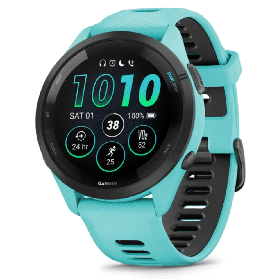 Relógio Garmin Forerunner 265 Music com Monitor Cardíaco de Pulso e Gps