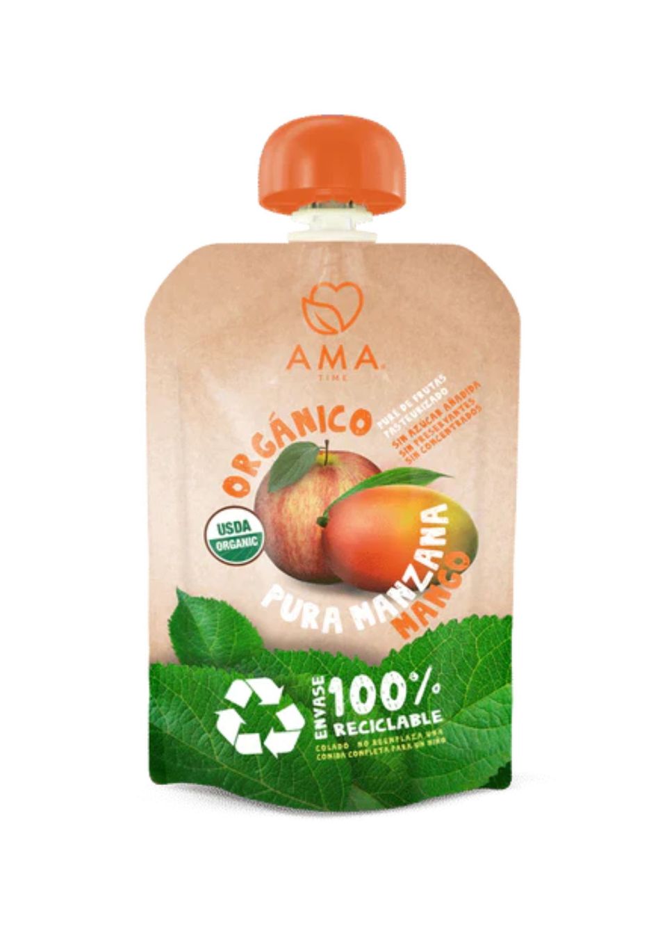 Purê Orgânico Maçã Manga Ama - 90g