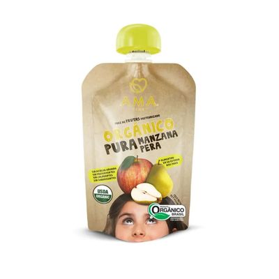 Purê Maçã Pera Orgânico Ama - 90g