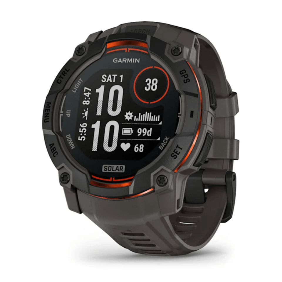 Relógio Garmin Instinct 3 com Monitor Cardíaco de Pulso e Gps 50 Mm Solar
