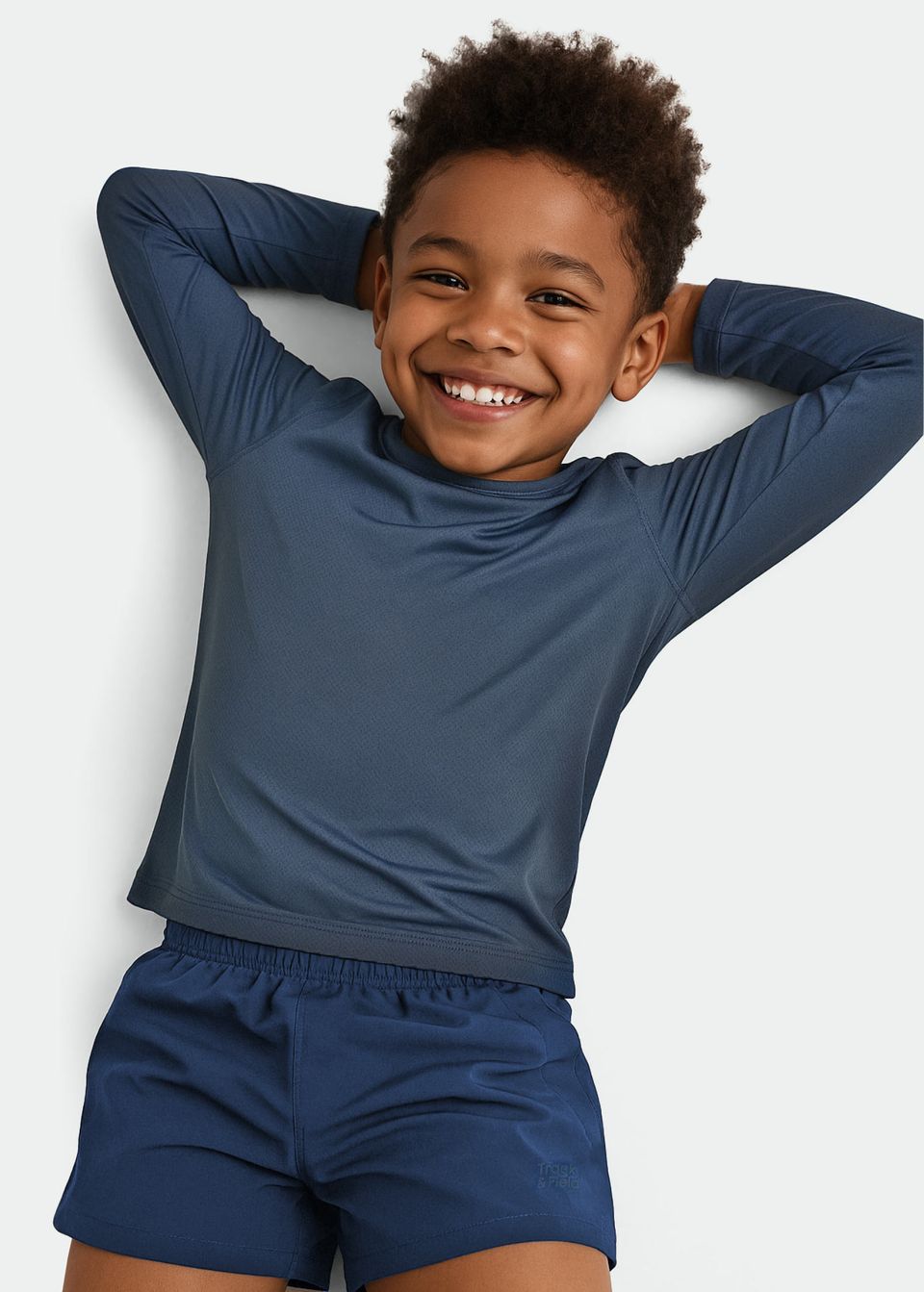 Camiseta Infantil Unissex Manga Longa Uv Mesh