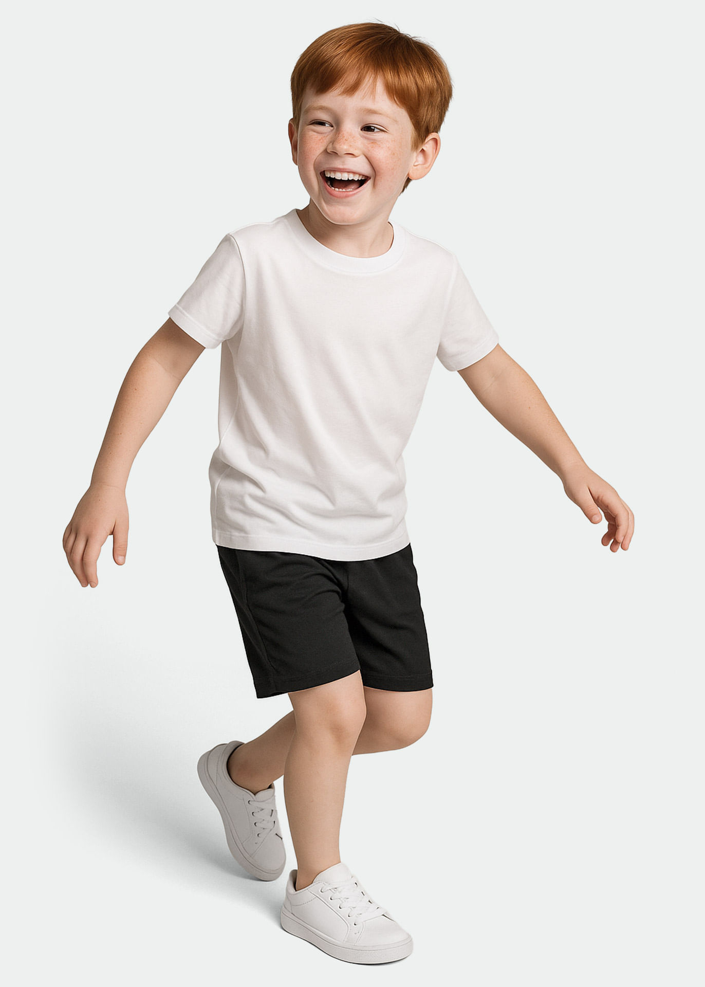 Camiseta Infantil Manga Curta Antiviral
