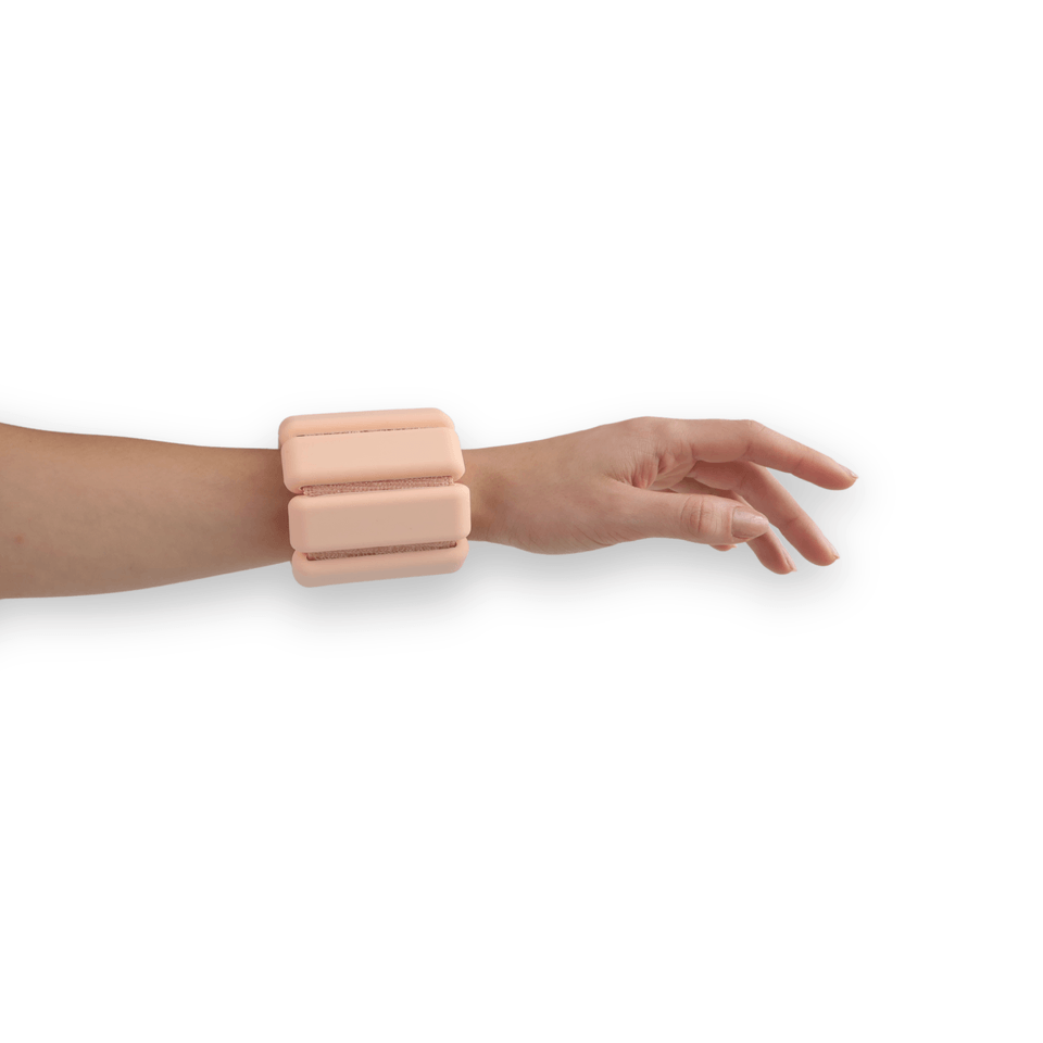 Par de Peso de Pulso 0,5 Kg Par Peach – Linha Essentials Theta Movement