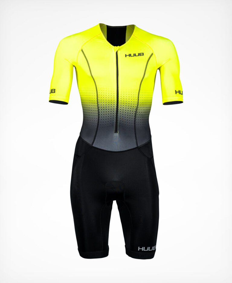 Commit Masculino Long Course Tri Suit Fluo Yellow — Track&Field