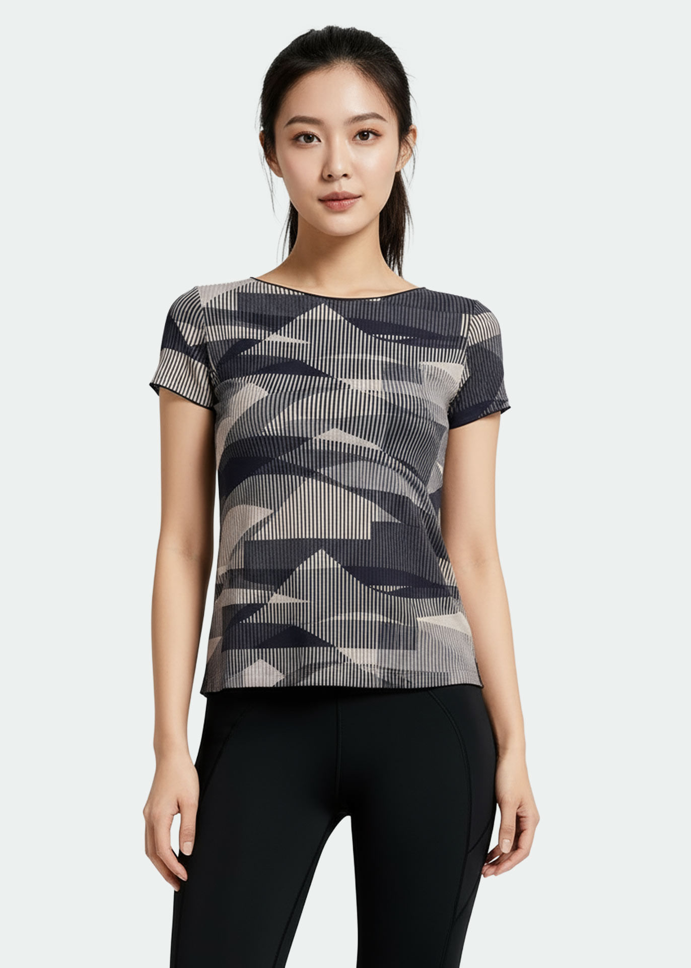 Camiseta Feminina Manga Curta Overloque