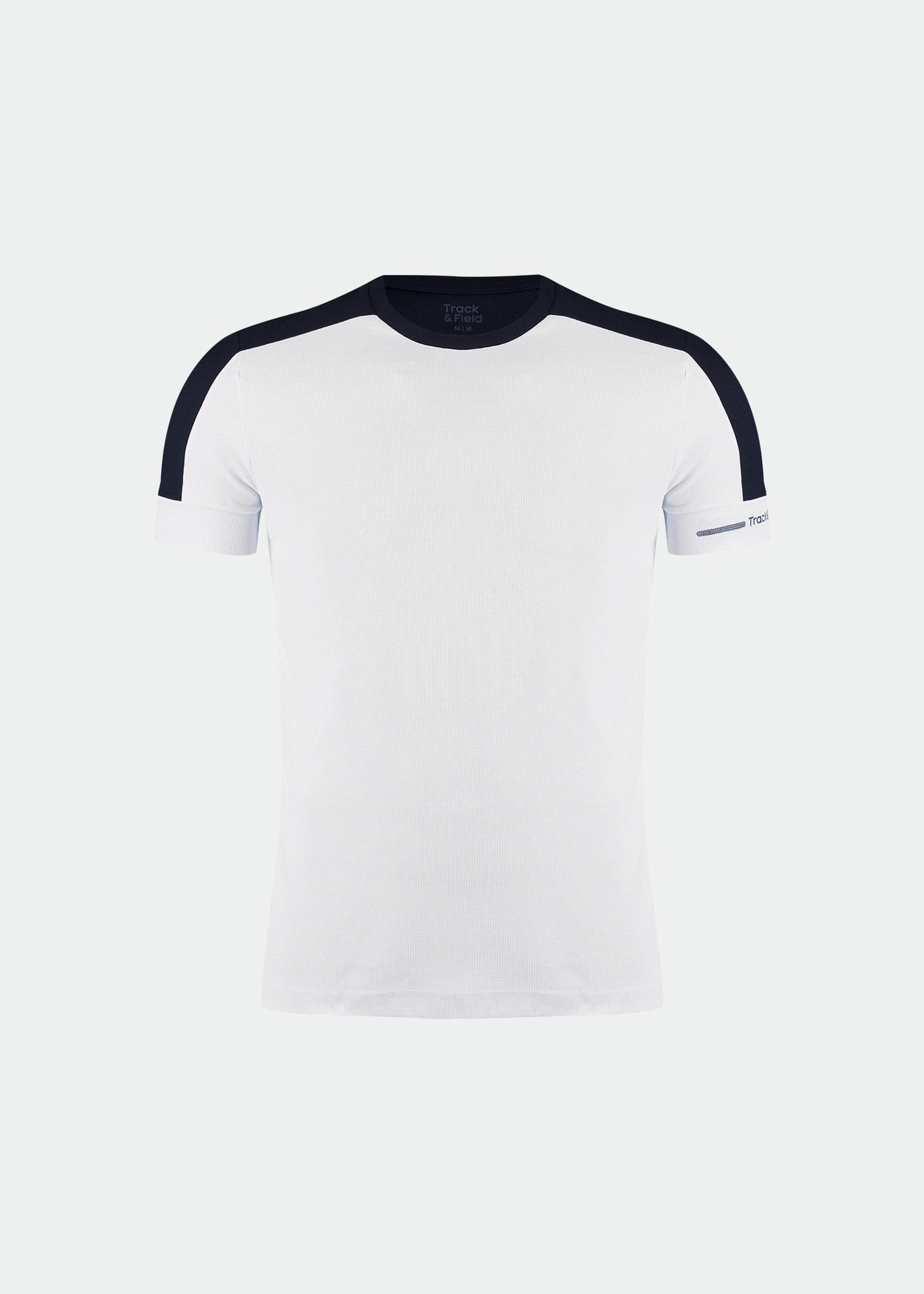 Camiseta Masculina Manga Curta Recortes