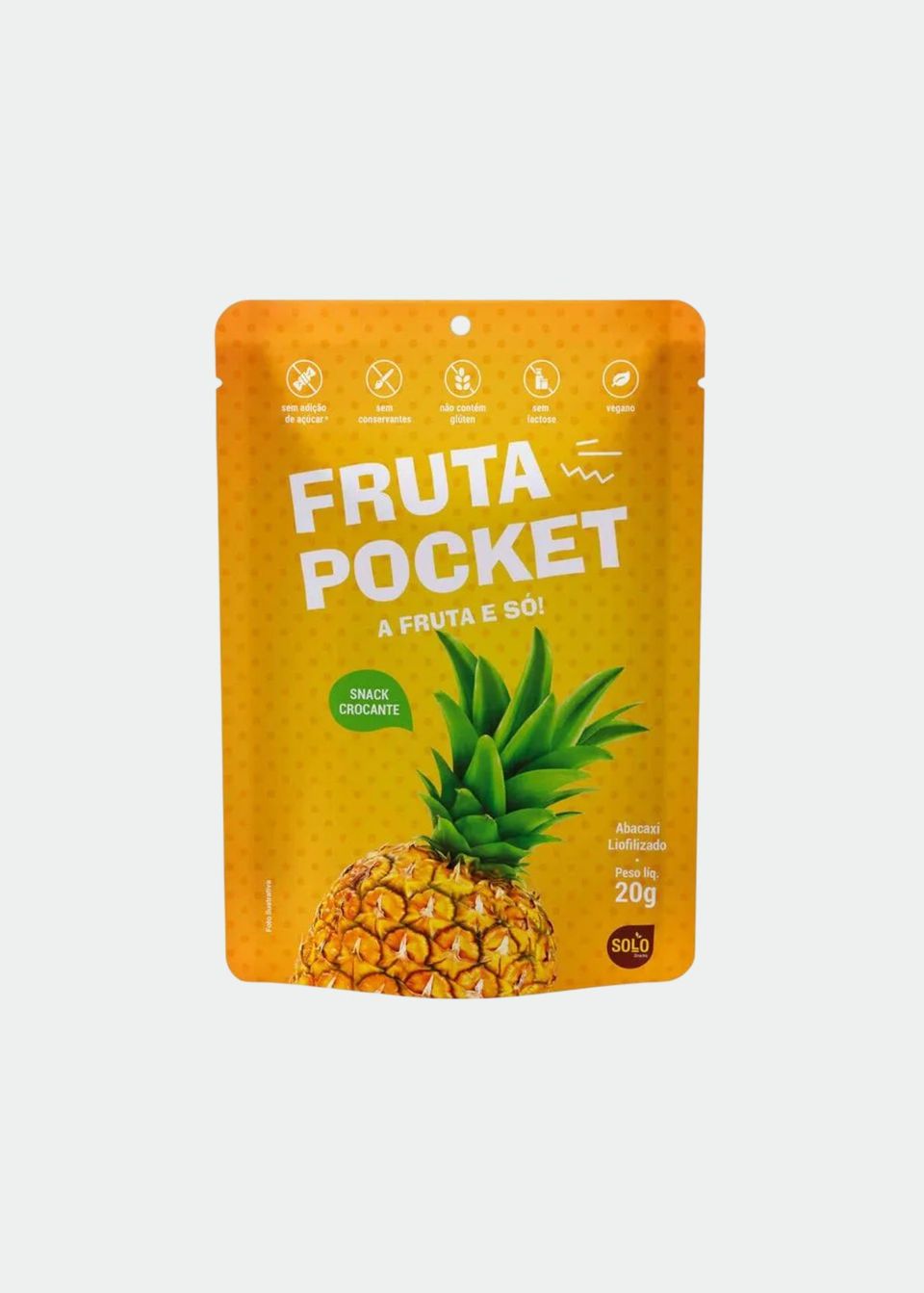 Fruta Pocket Abacaxi Solo - 20g