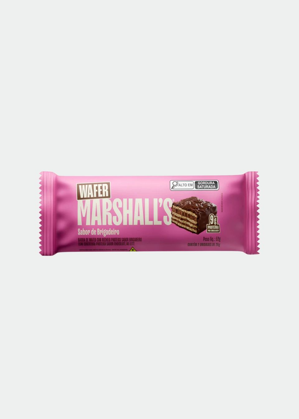 Wafer Proteico Brigadeiro Marshalls - 52g