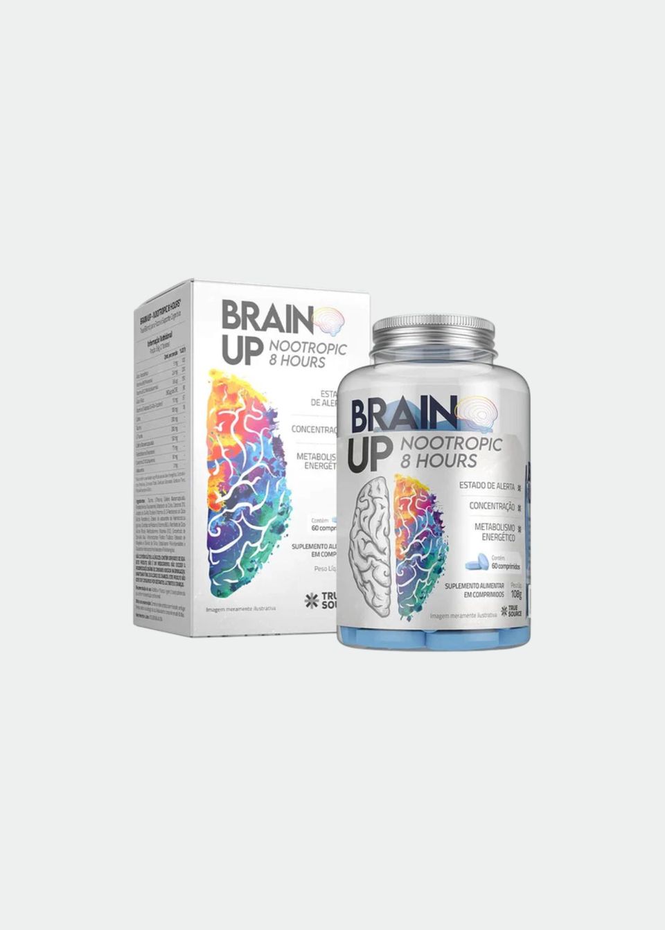 Brain Up 8 Hours True Source - 60 Caps