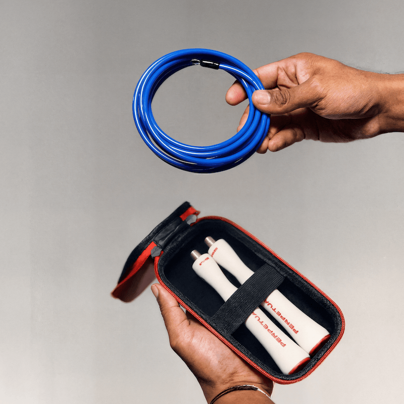 Corda de Pular Perpétua Conditioning Rope Profissional para Hiit e Resistência