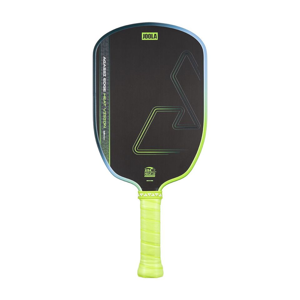Raquete de Pickleball Joola Agassi Edge Heat Vision 16mm Gradient Green