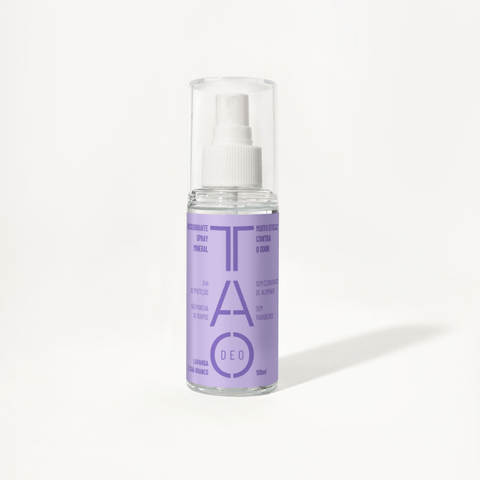 Desodorante Natural Spray Taodeo 100ml. Lavanda e Chá Branco, Sem Alumínio e Vegano — Track&Field
