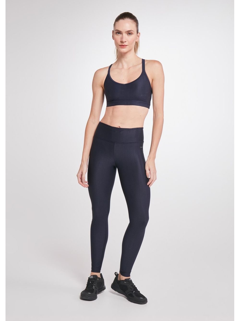 Track&Field — Top Feminino Textura Lavanda Escuro