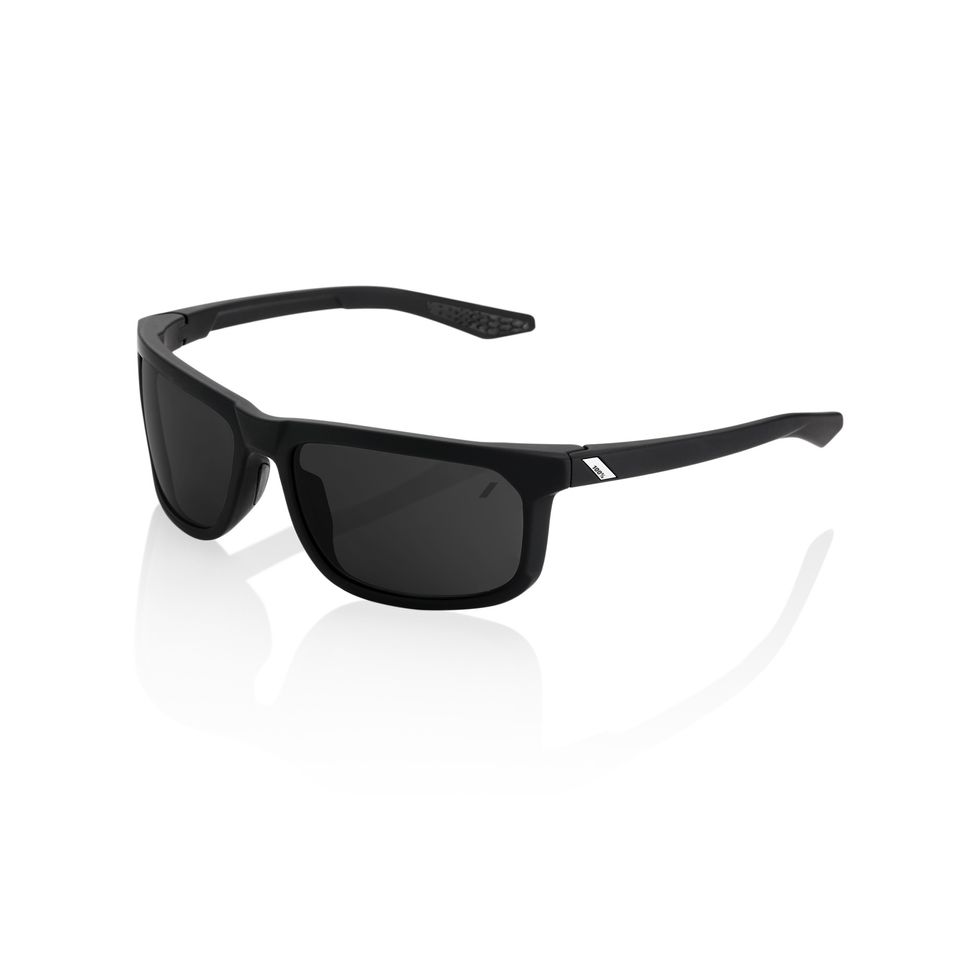 Óculos de Sol 100% Hakan - Soft Tact Black - Grey Peakpolar Lens