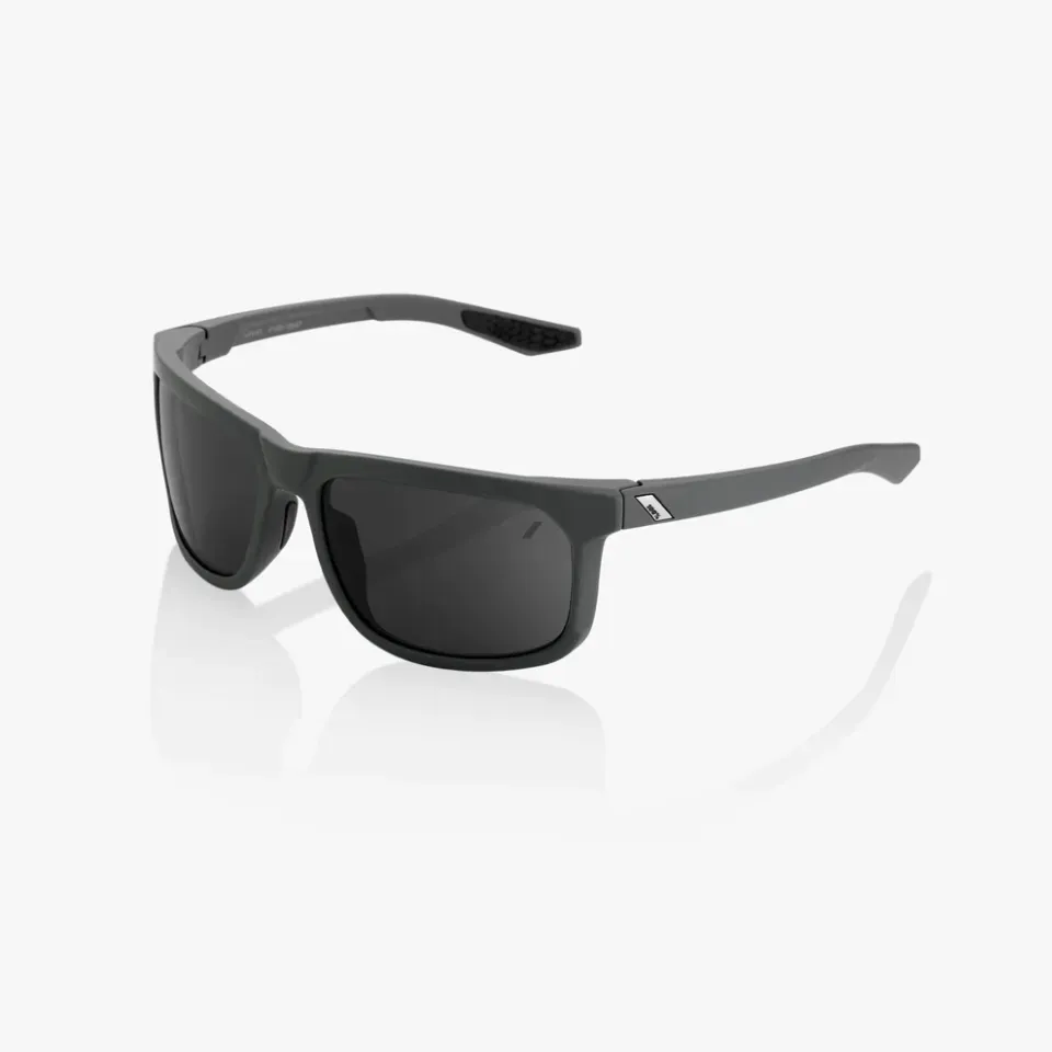 Óculos de Sol 100% Hakan - Soft Tact Cool Grey - Smoke Lens