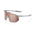 Óculos de Sol 100% Hypercraft Sq - Matte Stone Grey - Hiper Crimson Silver Mirror Lens