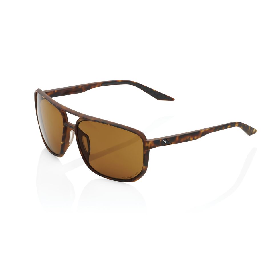 Óculos de Sol 100% Konnor - Soft Tact Havana - Bronze Peakpolar Lens