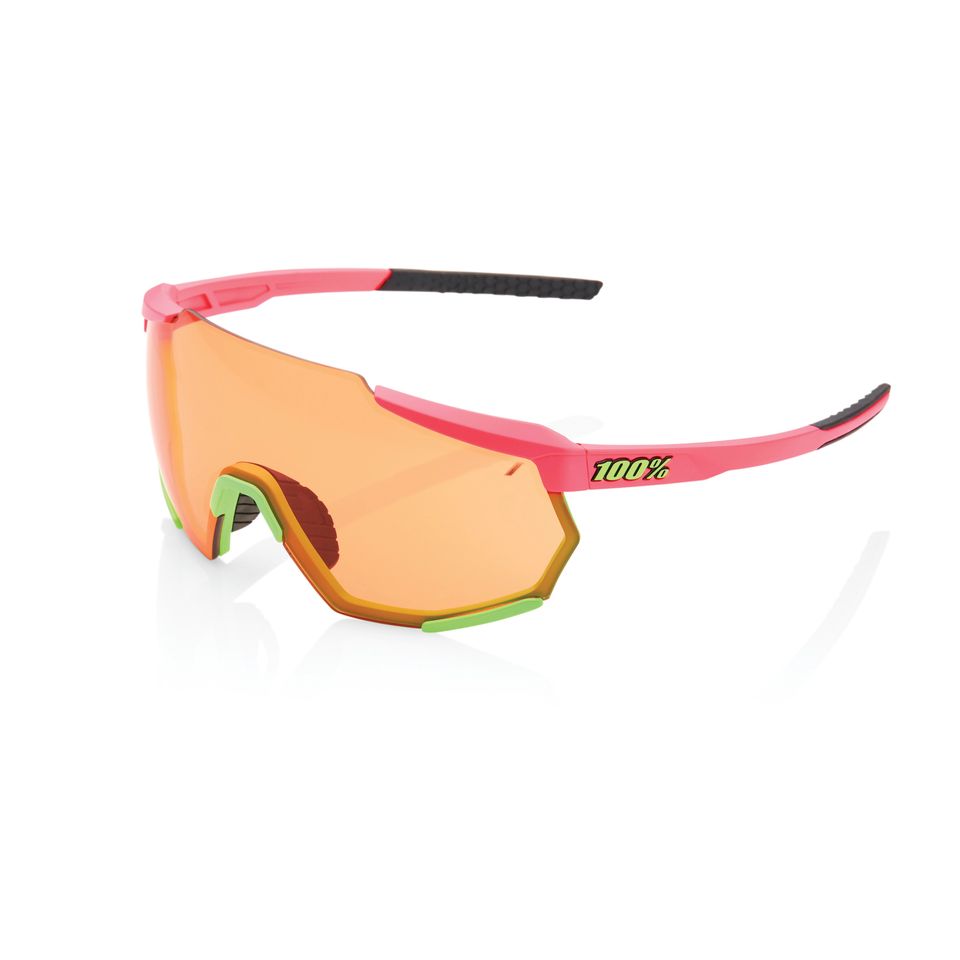 Óculos de Sol 100% Racetrap - Matte Washed Out Neon Pink - Persimmon Lens
