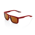 Óculos de Sol 100% Renshaw - Soft Tact Crimson - Bronze Lens