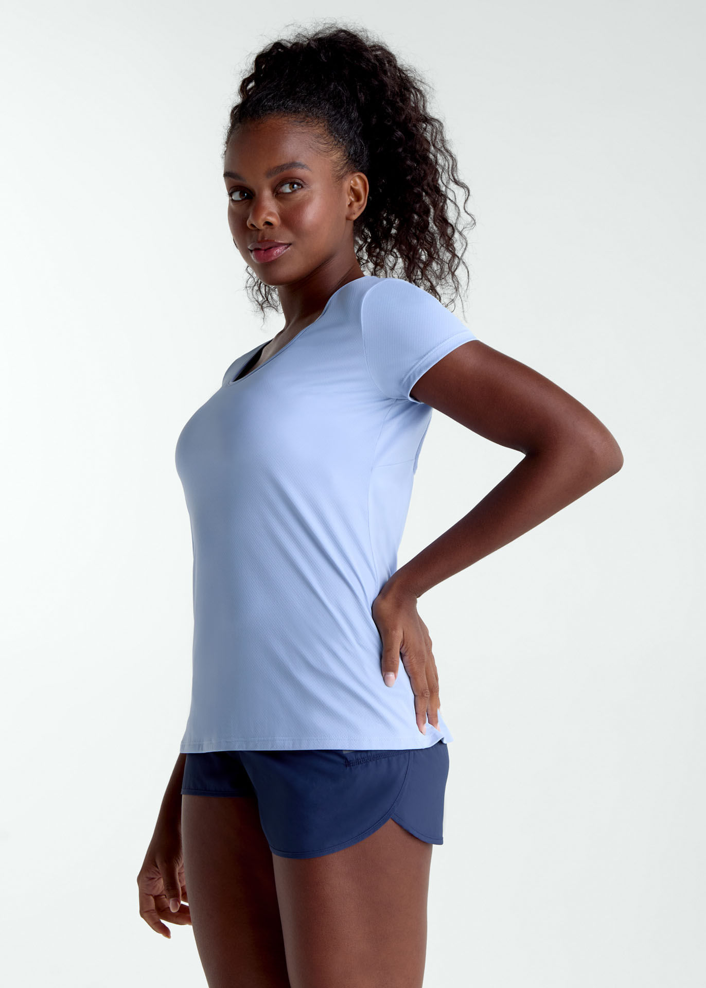 Camiseta Feminina Manga Curta Thermodry Gota