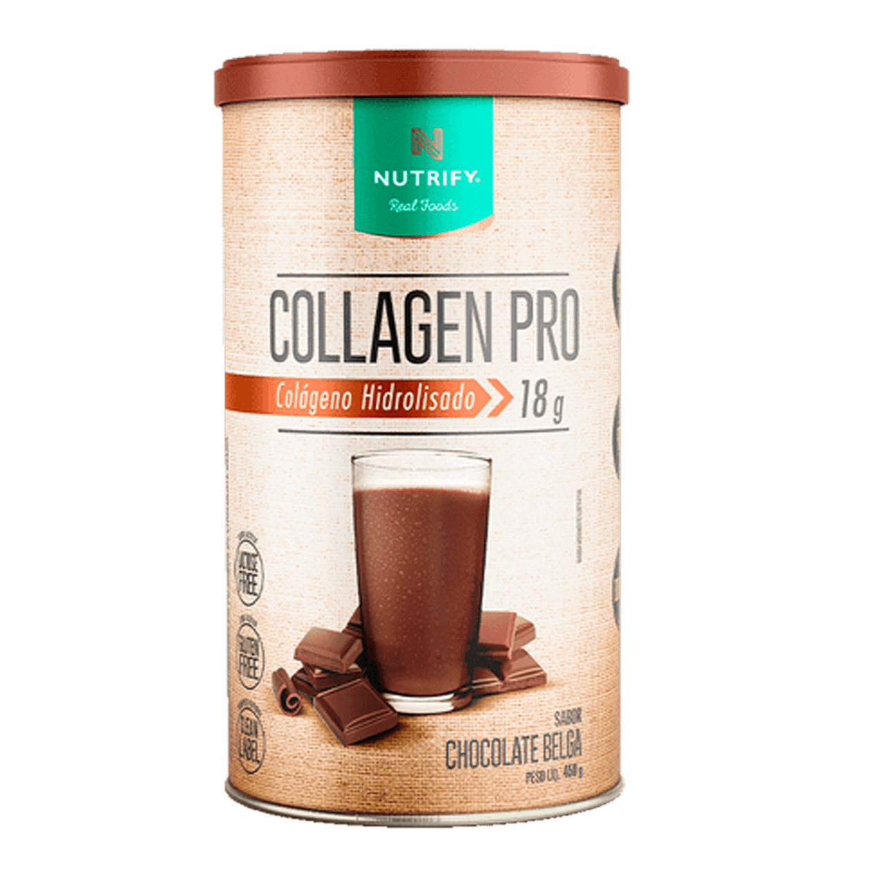 Collagen Pro + Body Balance Nutrify Chocolate Belga 450g — Track&Field