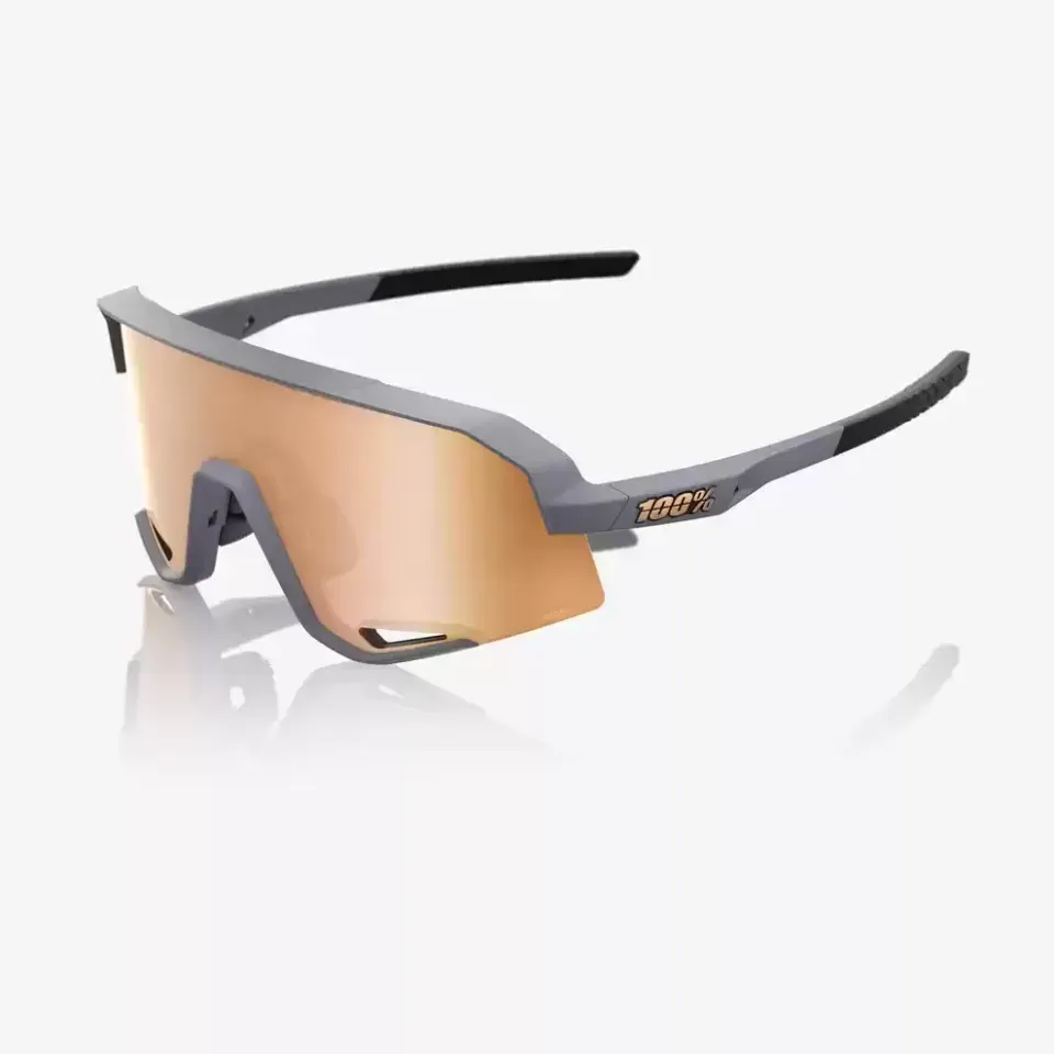 Óculos de Sol 100% Slendale - Soft Tact Grey - Hiper Copper Mirror