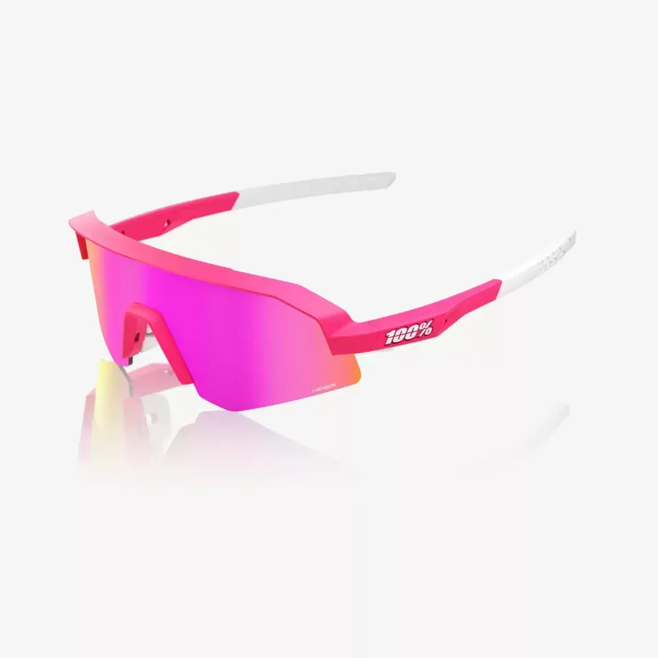 Óculos de Sol 100% Slendale Sl - Satin Pitaya - Hiper Vital Pink Mirror