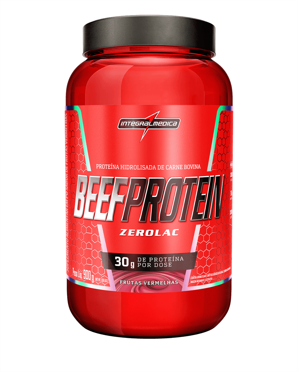 Beef Protein Frutas Vermelhas Integralmedica 900g