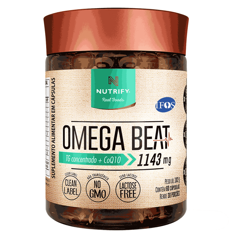 Ômega Beat Nutrify 60 Cápsulas