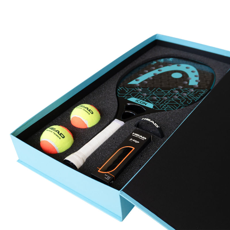 Kit Raquete de Beach Tennis Head Icon Ciano