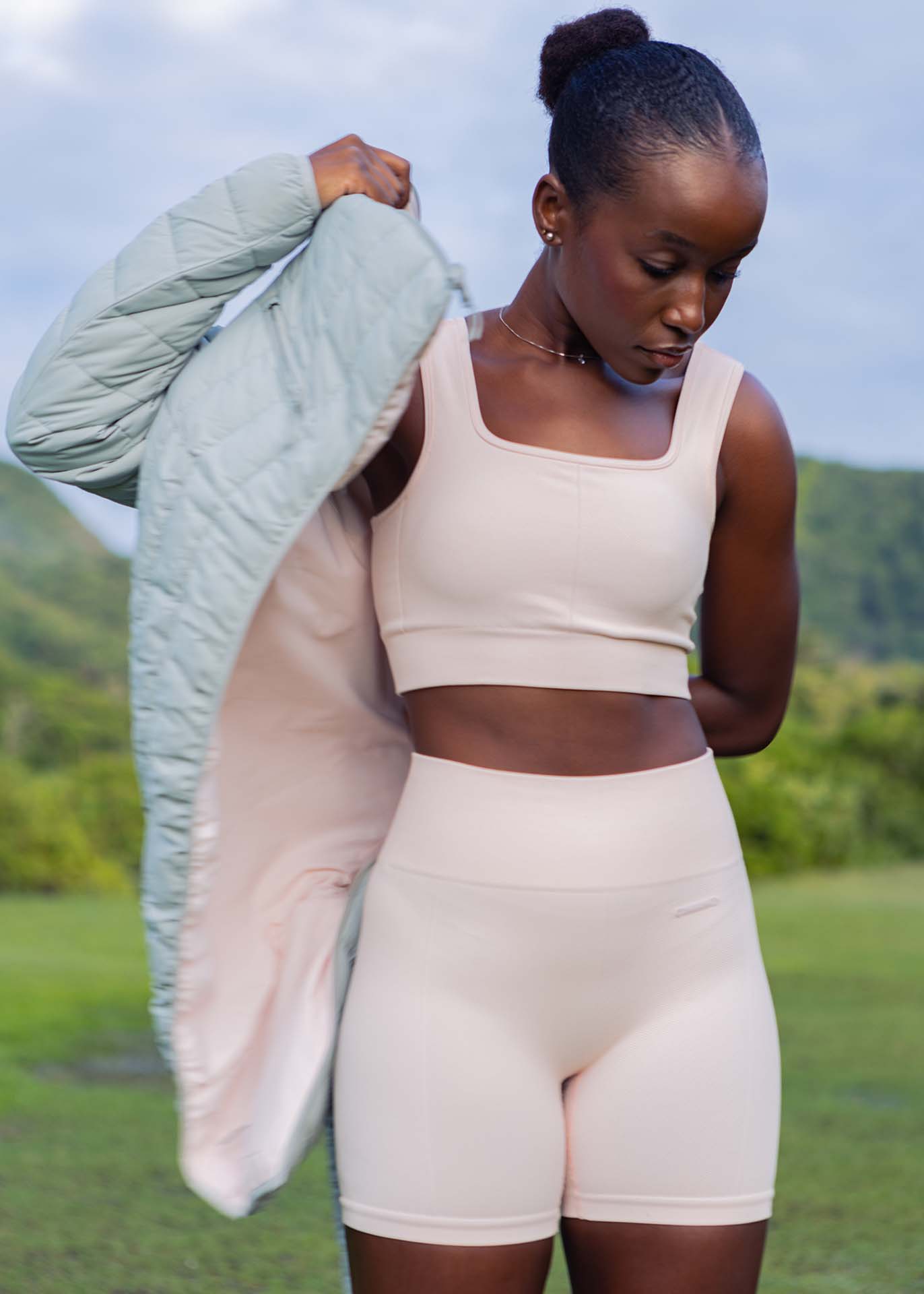 Bermuda Slim Feminina Skin Lightness — Track&Field