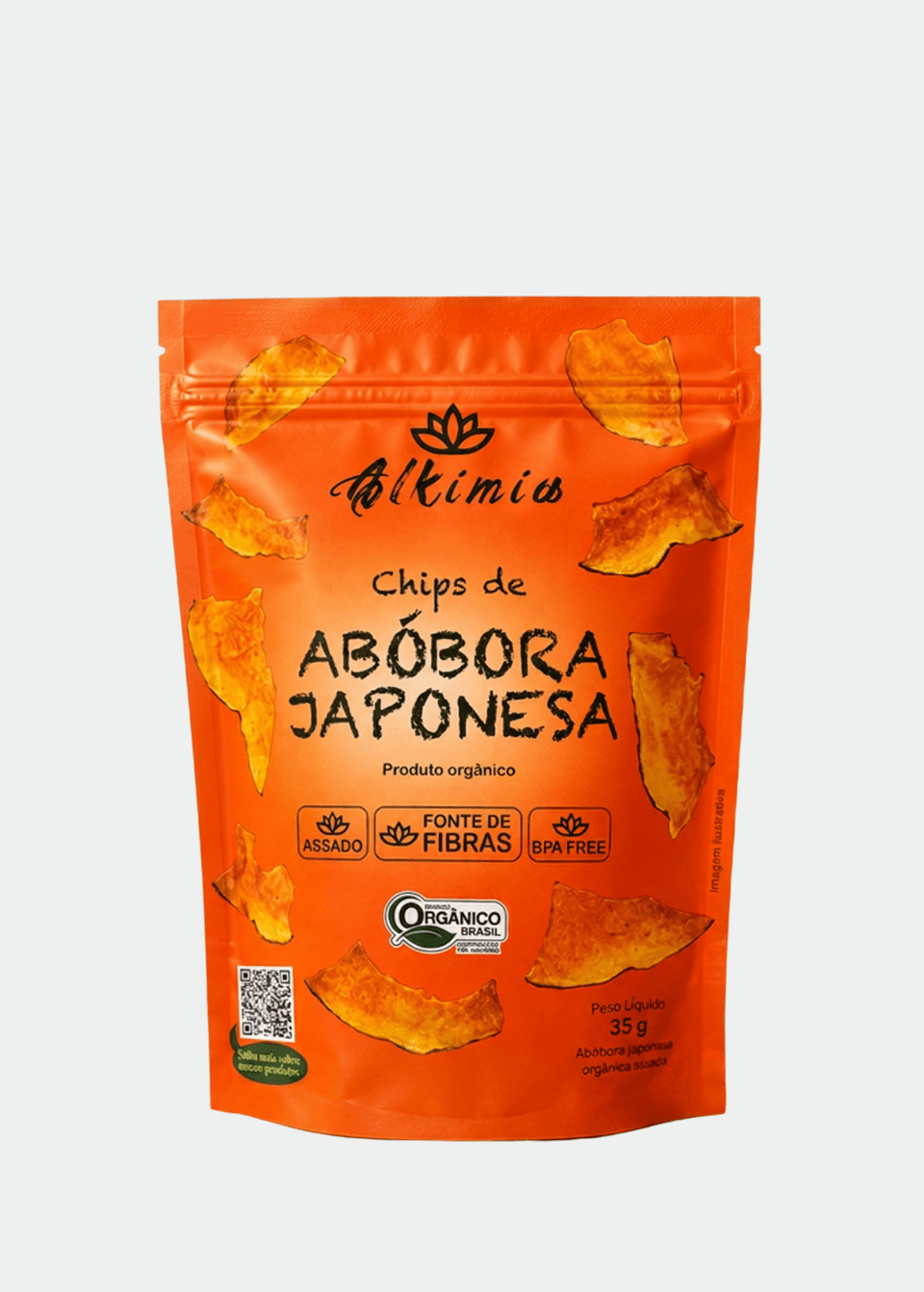 Chips Abóbora Orgânico Alkimia - 25g