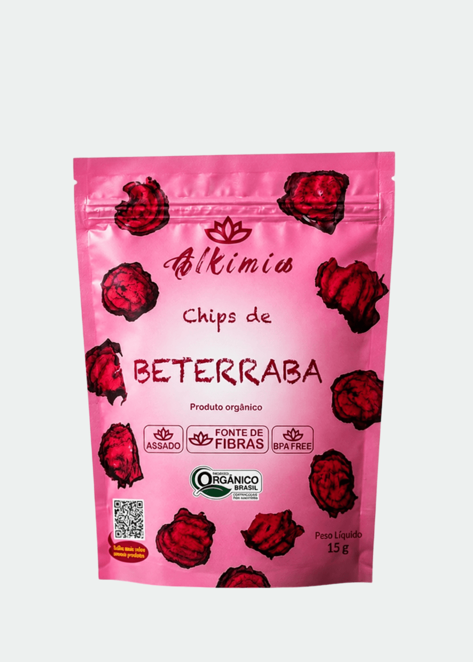 Chips Beterraba Orgânico Alkimia - 25g