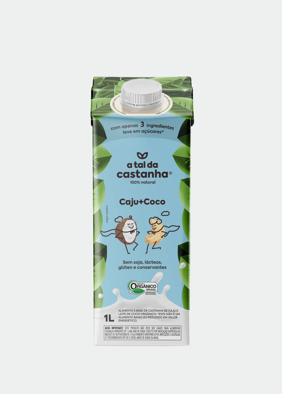 Leite Caju e Coco Tal da Castanha - 1l