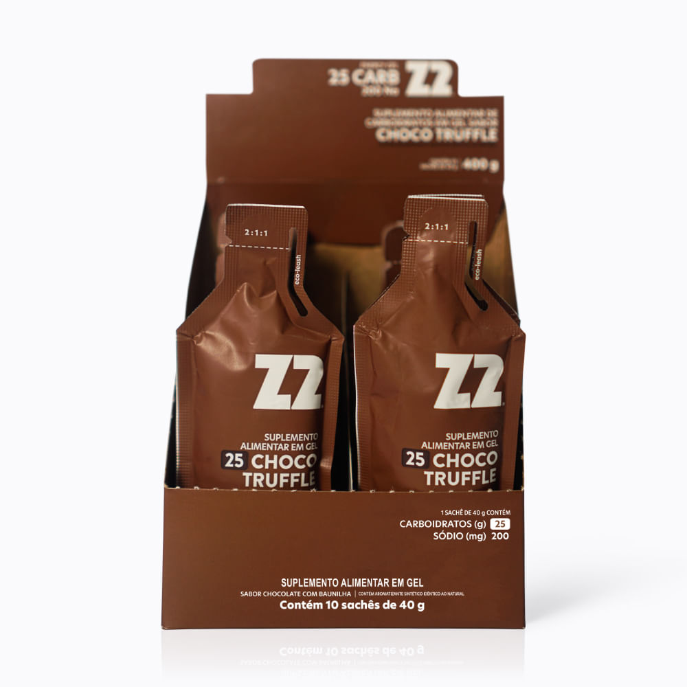 Energy Gel Z2 Choco Truffle | Display 10un (25carb) — Track&Field