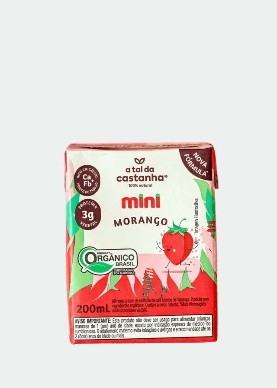 Bebida Mini Morango Tal da Castanha - 200ml