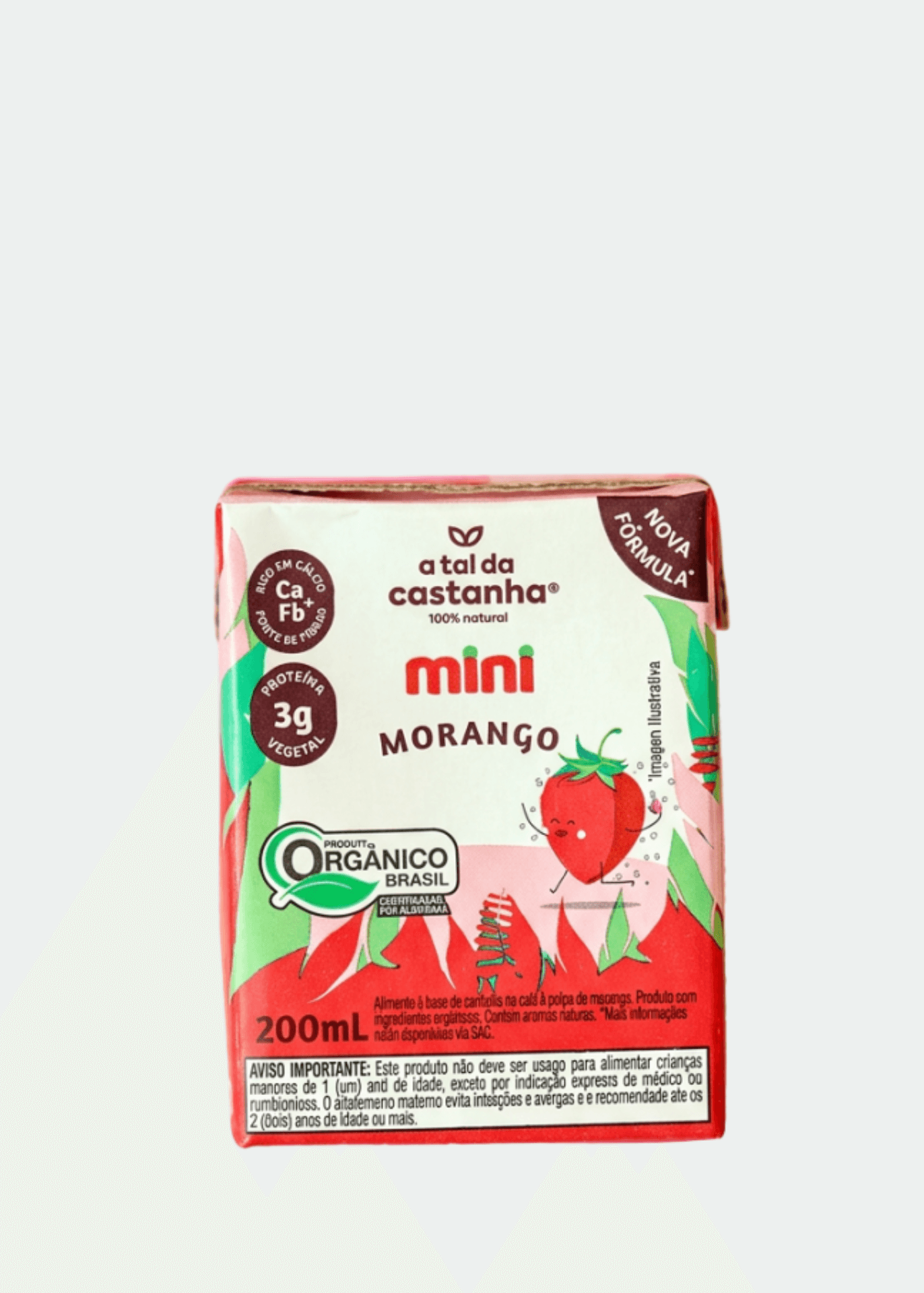 Bebida Mini Morango Tal da Castanha - 200ml — Track&Field