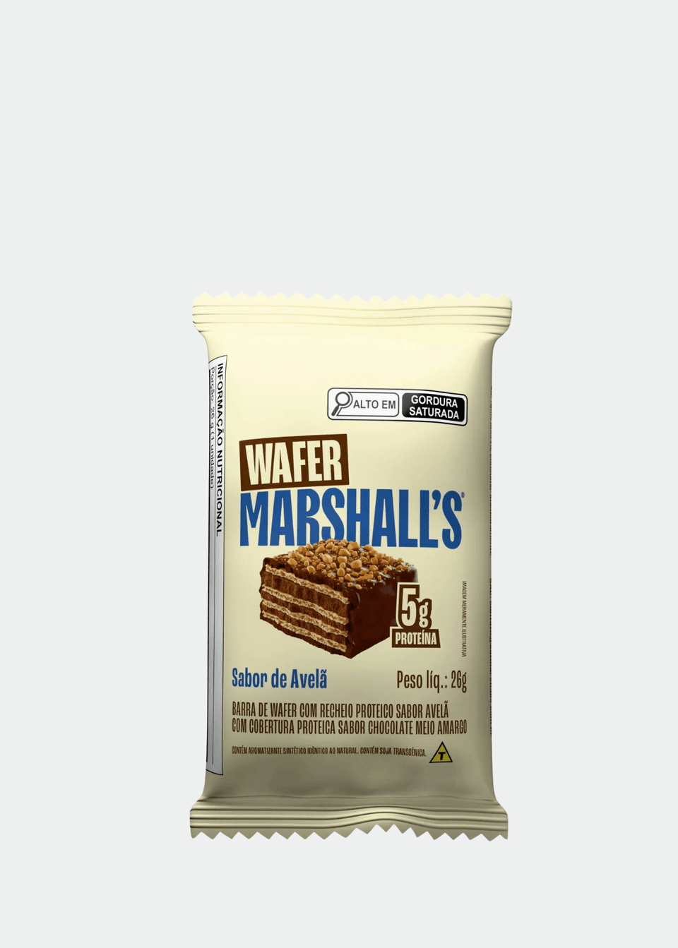 Wafer Proteico Avelã Marshalls - 26g